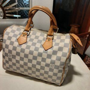 Louis Vuitton Damier Azur Speedy 25 *EUC*